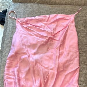 Elegant Pink Slip Dress
